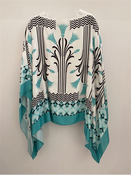 Printed satin poncho MAXMARA LEISURE | 2336910538600002